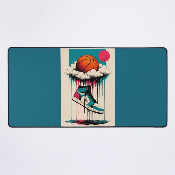 Item preview, Basketball - melting art designed and sold by AcornAndPebble.