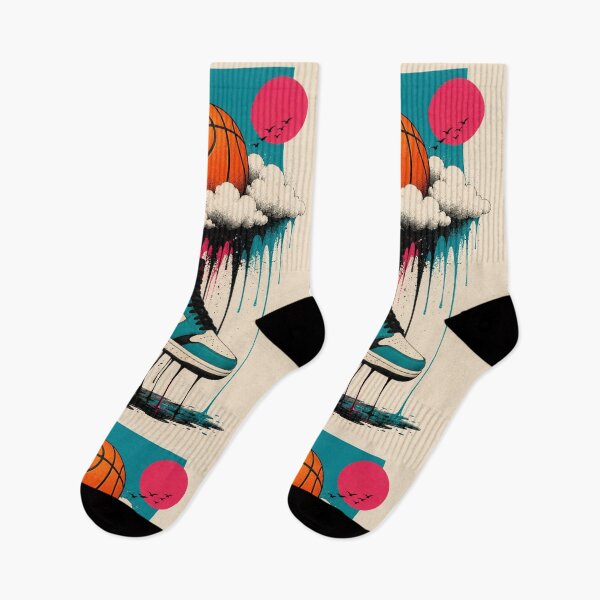 Item preview, Basketball - melting art designed and sold by AcornAndPebble.