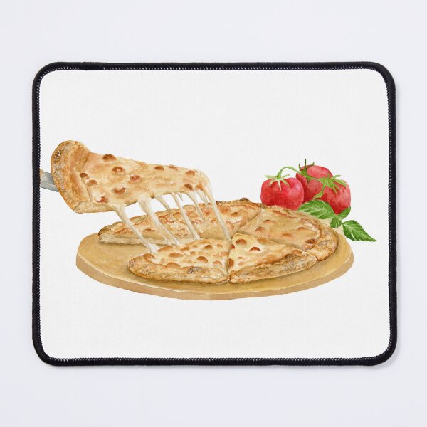 Item preview, Watercolor Cheese Pizza designed and sold by daphsam.