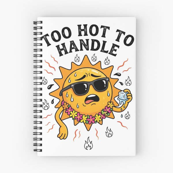 Item preview, Too Hot To Handle Funny Summer Sun Cartoon  Cute Sunshine Vacation designed and sold by yanderedev.