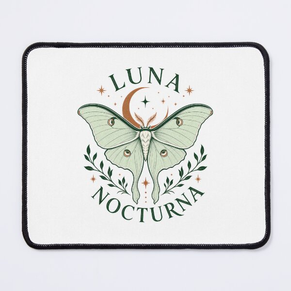 Item preview, Luna Nocturna Moth Celestial Moon Night Insect designed and sold by AntiqueImages.