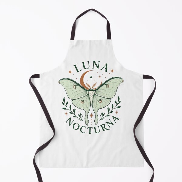 Item preview, Luna Nocturna Moth Celestial Moon Night Insect designed and sold by AntiqueImages.