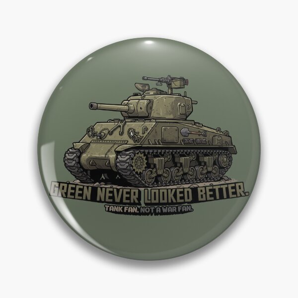 Item preview, Sherman Tank – Green Never Looked Better designed and sold by IDGY_de.