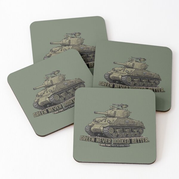 Item preview, Sherman Tank – Green Never Looked Better designed and sold by IDGY_de.
