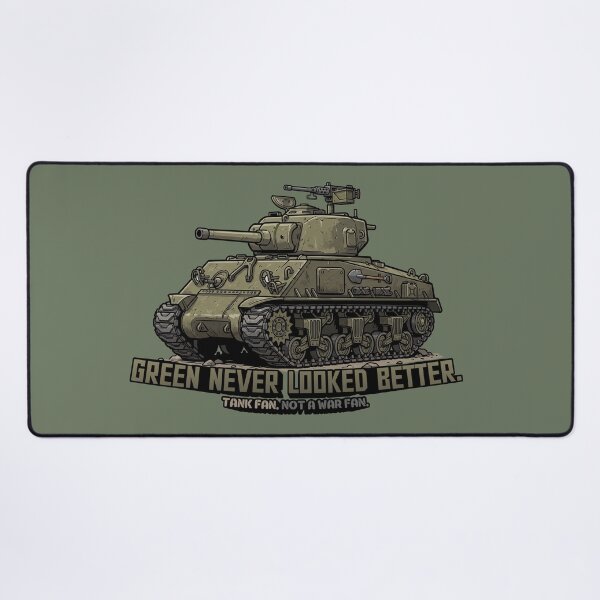 Item preview, Sherman Tank – Green Never Looked Better designed and sold by IDGY_de.