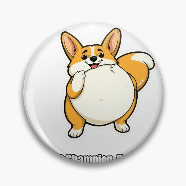 Item preview, Corgi - Fluffy Butt Champion Undefeated - Funny Corgi Gift designed and sold by pawdrops.