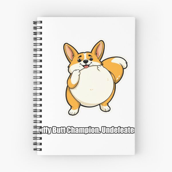 Item preview, Corgi - Fluffy Butt Champion Undefeated - Funny Corgi Gift designed and sold by pawdrops.