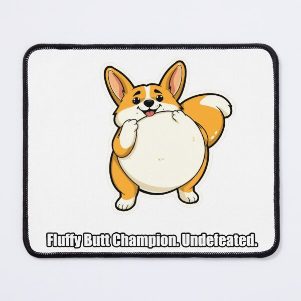 Item preview, Corgi - Fluffy Butt Champion Undefeated - Funny Corgi Gift designed and sold by pawdrops.