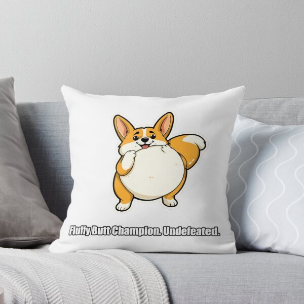 Item preview, Corgi - Fluffy Butt Champion Undefeated - Funny Corgi Gift designed and sold by pawdrops.