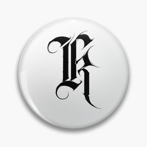 Artikelvorschau, Gothic K | Dunkler Alternativbuchstabe (Schwarze Version) entworfen und verkauft von byKira-Dark.