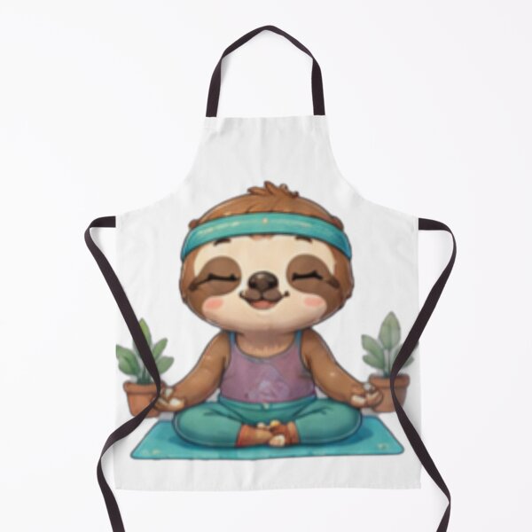 Item preview, Cute Yoga Sloth Sticker designed and sold by DailyDoodlesBySumbul.