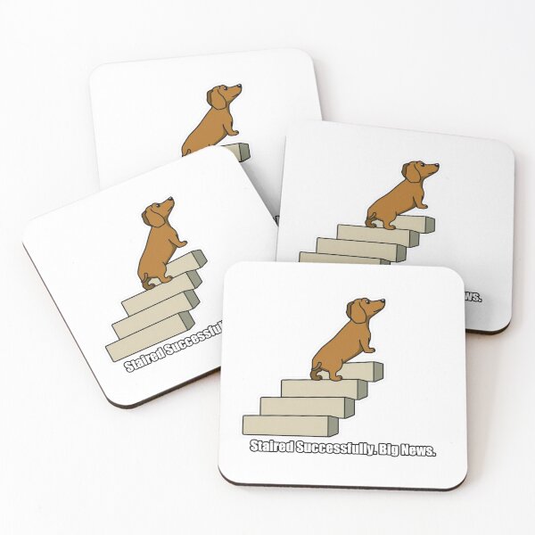 Item preview, Dachshund - Staired Successfully Big News - Funny Dachshund Gift designed and sold by pawdrops.