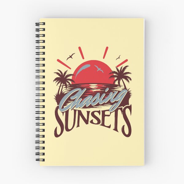 Item preview, Chasing Sunsets Distressed Vintage Florida Vacation Palm Tree Art designed and sold by illeN-Art-World.