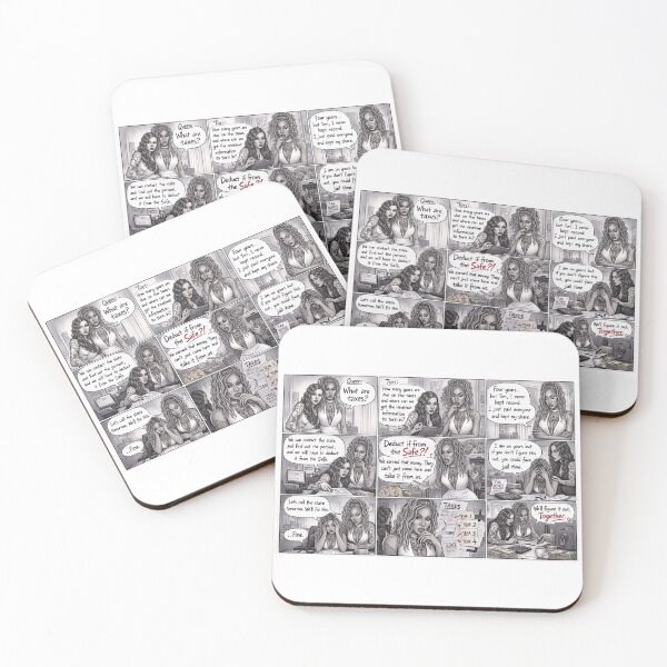 Item preview, Queen's Nightclub Tax Evasion Comic Strip designed and sold by QueenNightLife.