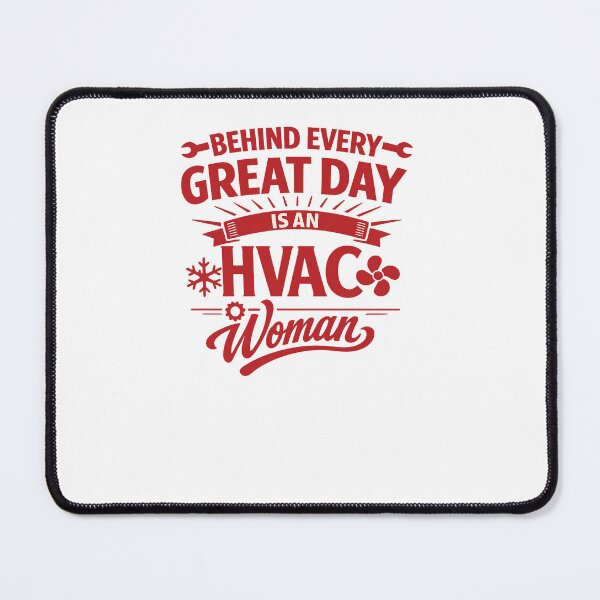 Item preview, HVAC Woman Pride - Behind Every Great Day HVAC Tech Design designed and sold by FrozenHeat97.