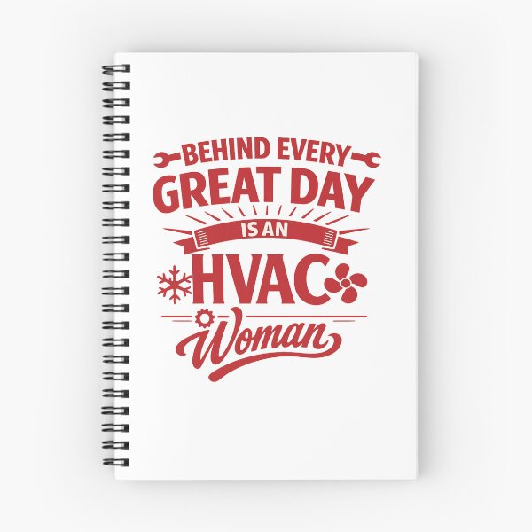 Item preview, HVAC Woman Pride - Behind Every Great Day HVAC Tech Design designed and sold by FrozenHeat97.