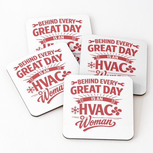 Item preview, HVAC Woman Pride - Behind Every Great Day HVAC Tech Design designed and sold by FrozenHeat97.