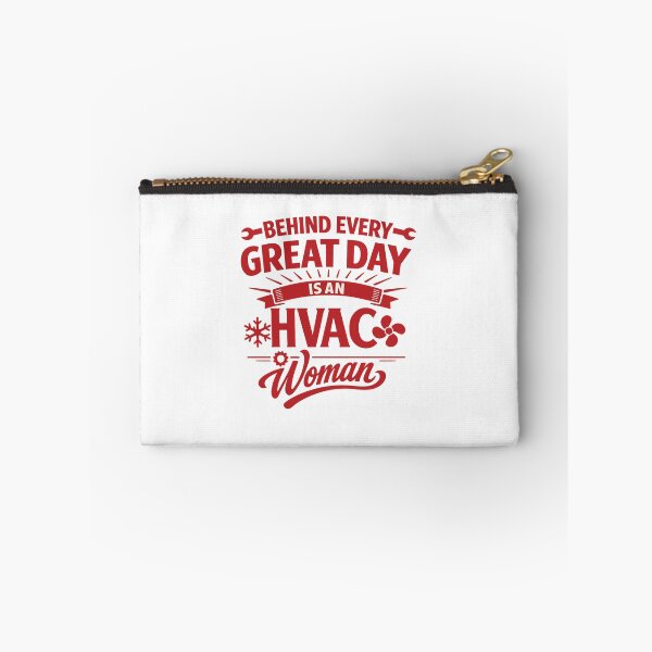 Item preview, HVAC Woman Pride - Behind Every Great Day HVAC Tech Design designed and sold by FrozenHeat97.