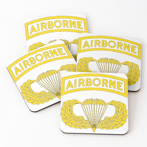 Item preview, Proud Us Airborne Paratrooper T Shirt White Jump W designed and sold by jetaiart.