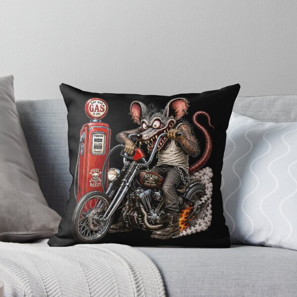 Item preview, Monster Rat Biker Gas Station Chopper Art designed and sold by hobrath.