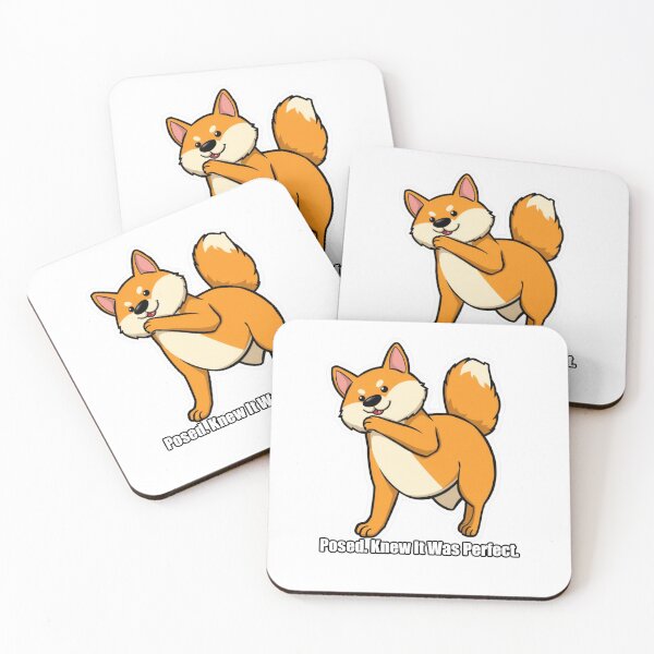 Item preview, Shiba Inu - Posed Knew It Was Perfect - Funny Shiba Gift designed and sold by pawdrops.
