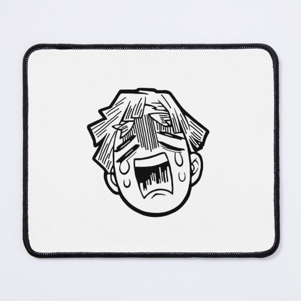 Item preview, Zenitsu from Demon Slayer - Crying Nervous Anxiety gag designed and sold by TheStickLab.