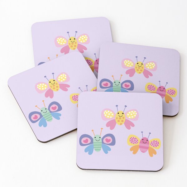 Item preview, Retro Y2K Butterflies - 2000s Pastel Pattern designed and sold by ZuriRetroPrints.