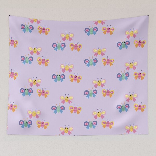 Item preview, Retro Y2K Butterflies - 2000s Pastel Pattern designed and sold by ZuriRetroPrints.