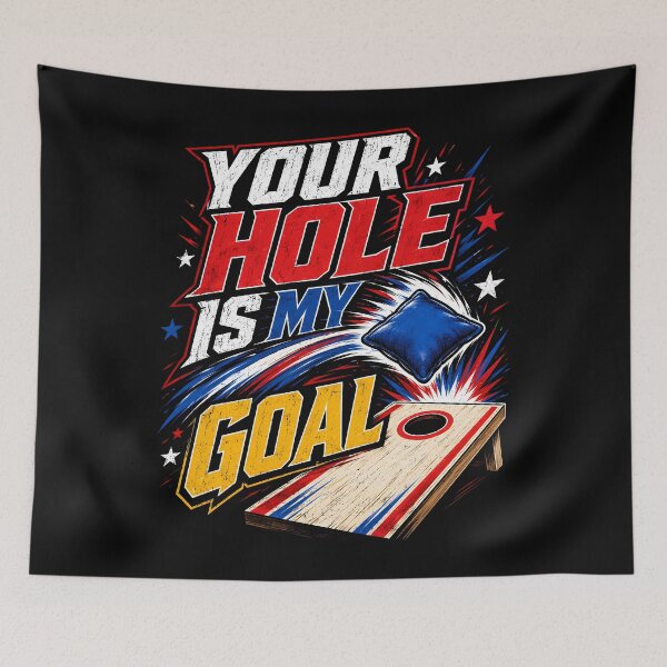 Item preview, Your Hole Is My Goal Cornhole Humor designed and sold by Victor Shadehorn.
