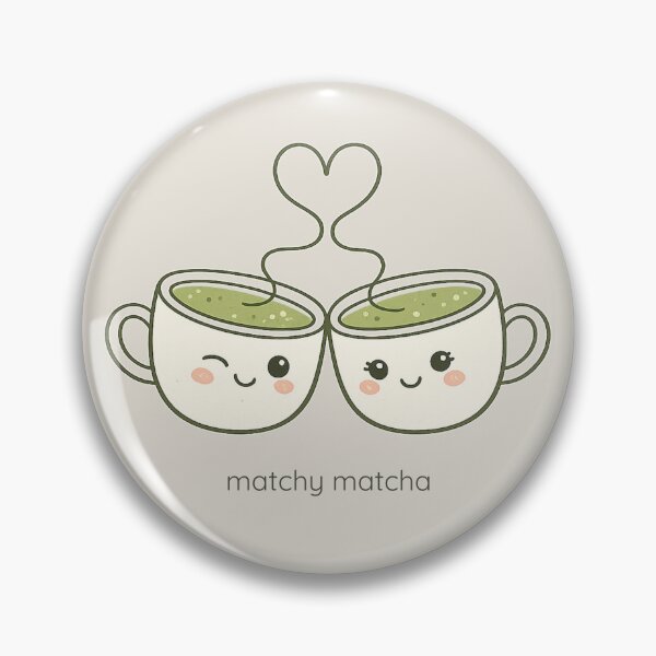 Item preview, Matchy Matcha | Cute Kawaii Matcha Cups Line Art | Cozy Minimalist Matcha Lover Gift designed and sold by RokaWorld.