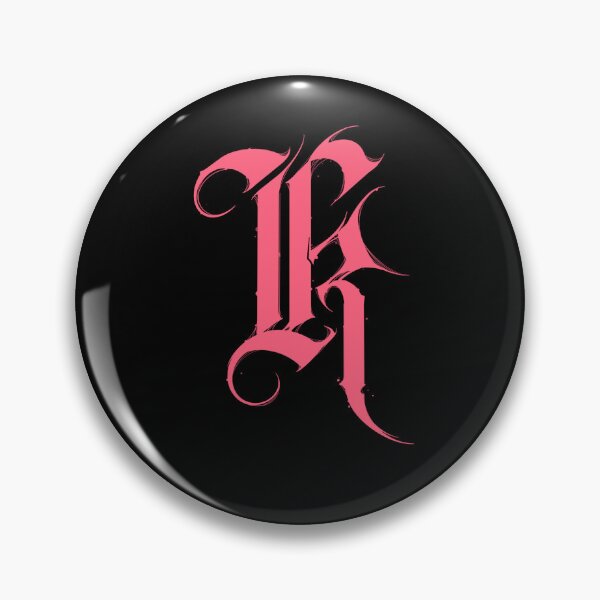Artikelvorschau, Gothic K | Dunkler Alternativbuchstabe (Pinke Version) entworfen und verkauft von byKira-Dark.
