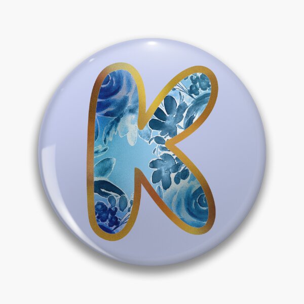 Item preview, K alphabet letter Floral Lettering  designed and sold by elenabdesigns.