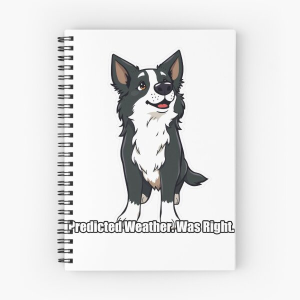 Item preview, Border Collie - Predicted Weather Was Right - Funny Border Collie Gift designed and sold by pawdrops.