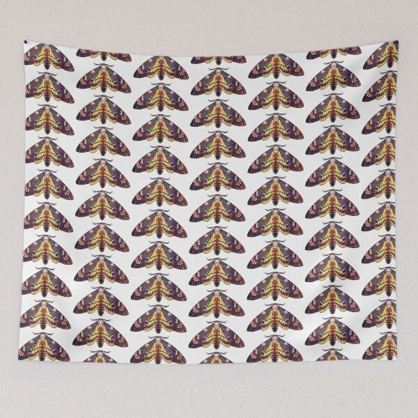 Item preview, Death's-head Hawkmoth - Stained Glass Moths Project designed and sold by AubrietaRose.