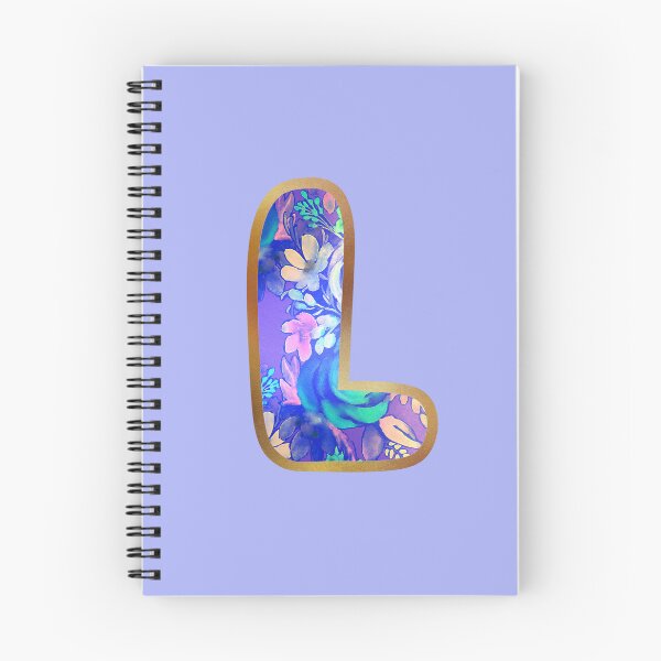 Item preview, L alphabet letter Floral Lettering  designed and sold by elenabdesigns.