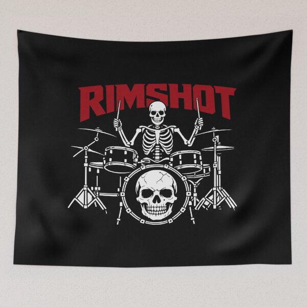 Item preview, Skeleton Rimshot Drummer designed and sold by SidTastic .