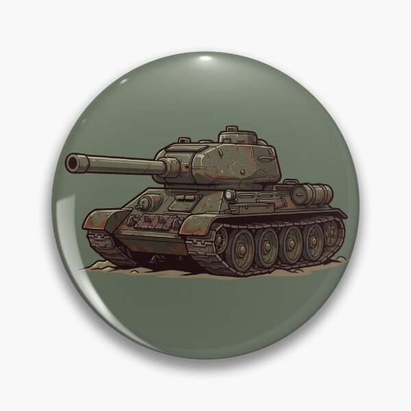 Item preview, T-34 Tank – Cartoon Illustration designed and sold by IDGY_de.
