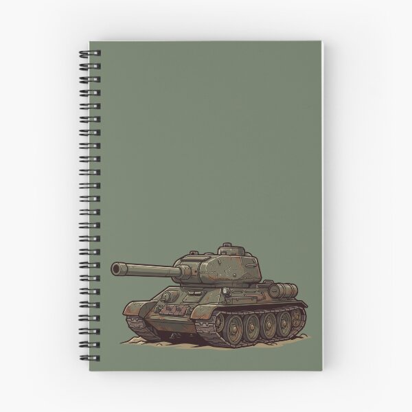 Item preview, T-34 Tank – Cartoon Illustration designed and sold by IDGY_de.