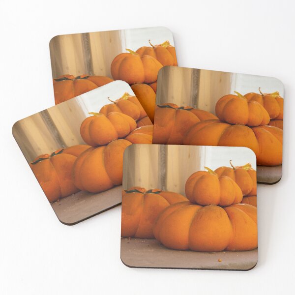 Item preview, Stacked Orange Pumpkins And Turban Squash Displayed Indoors For Autumn Harvest And Seasonal Decoration designed and sold by Nmallia.