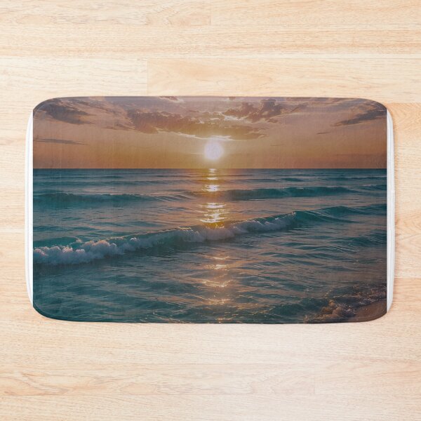 Item preview, Golden Hour Ocean Sunset Beach Vibe designed and sold by Moodprint5.