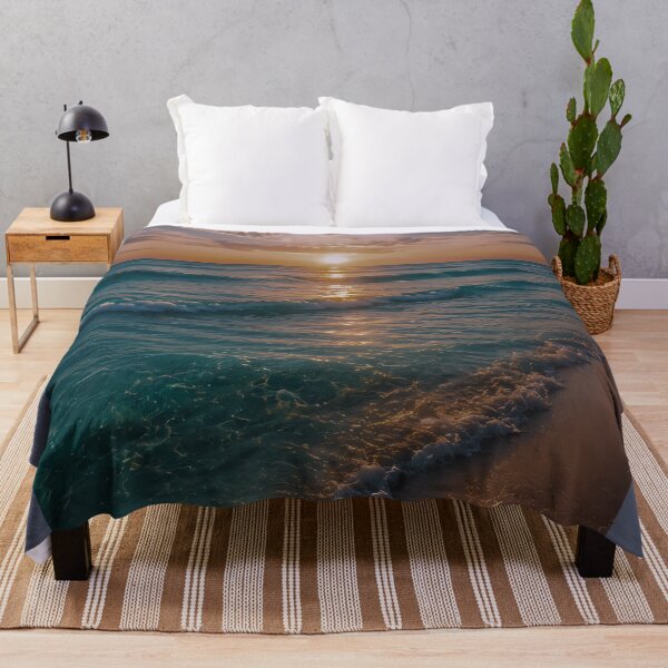 Item preview, Golden Hour Ocean Sunset Beach Vibe designed and sold by Moodprint5.