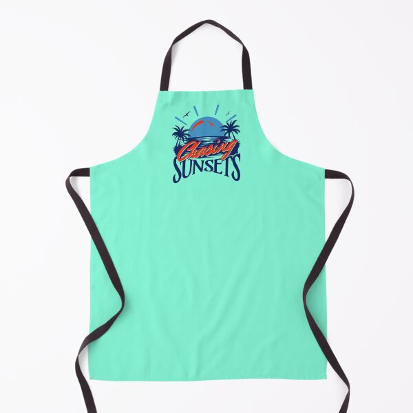 Item preview, Chasing Sunsets Traditional Blue Orange Retro Family Cruise Design designed and sold by illeN-Art-World.