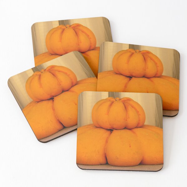Item preview, Stacked Orange Pumpkins And Turban Squash Displayed Indoors For Autumn Harvest And Seasonal Decoration designed and sold by Nmallia.