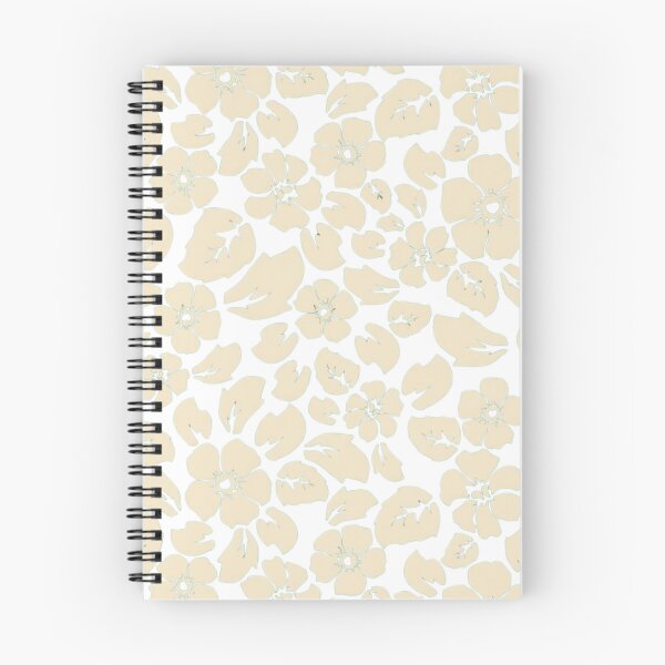 Item preview, Soft Vintage Floral Pattern – Minimal Cream Flower Aesthetic designed and sold by GozdeSoftChaos.