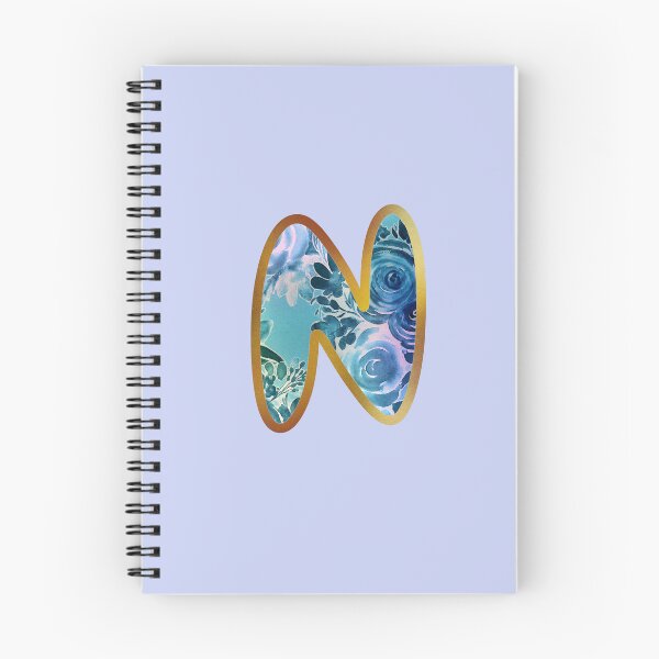 Item preview, N alphabet letter Floral Lettering  designed and sold by elenabdesigns.