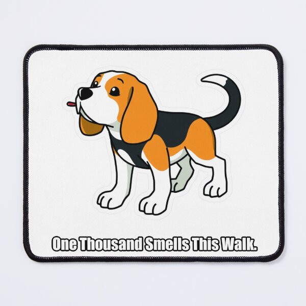 Item preview, Beagle - One Thousand Smells This Walk - Funny Beagle Gift designed and sold by pawdrops.