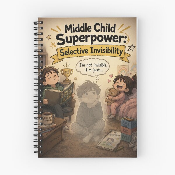 Item preview, Middle Child Superpower Selective Invisibility Funny Gift designed and sold by irfanshikh.