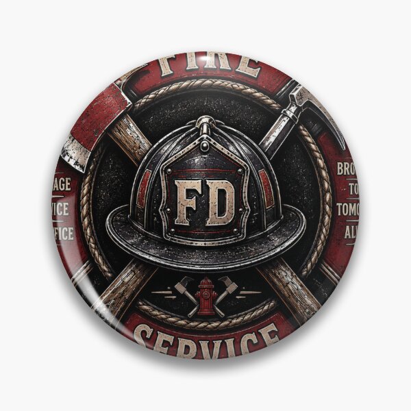 Item preview, Fire department emblem designed and sold by The Fire Locker.