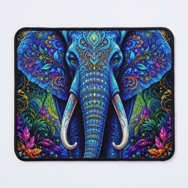 Item preview, Lab Visions 131: Ornate Blue Elephant designed and sold by The Psychedelic Anarchist.
