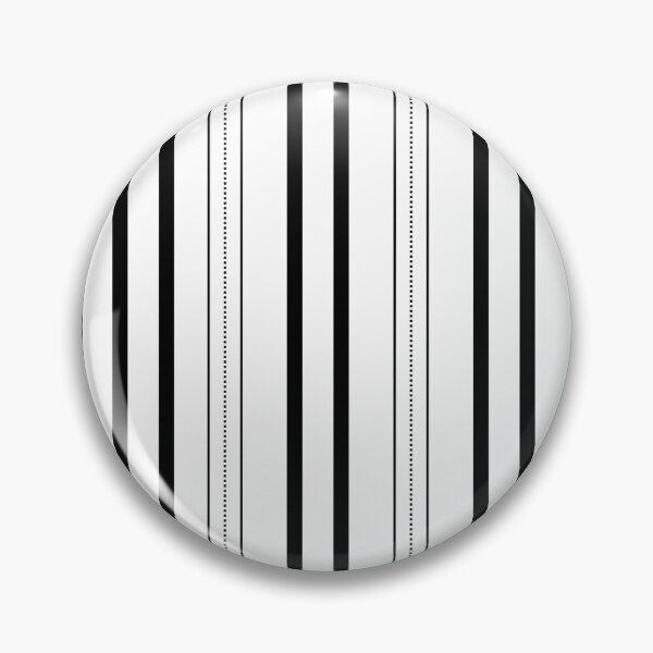Item preview, White & Black Thick and Thin Stripes designed and sold by KSimpson838.